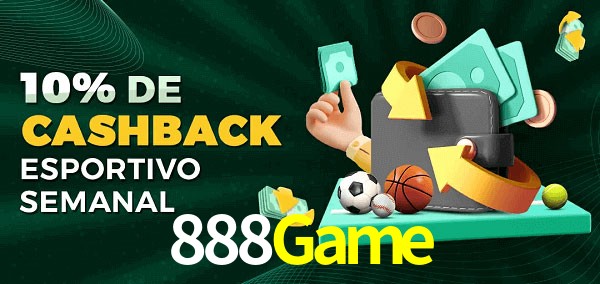 10% de bônus de cashback na 888Game